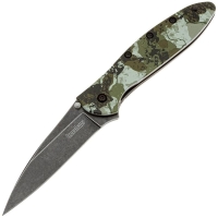 Нож складной полуавтоматический KERSHAW Leek сталь Sandvik 14C28N рукоять Алюминий 6061-T6 цв. Камуфляж