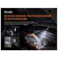Фонарь FENIX WT16R (2xXP-E2 + COB,ANSI 300 lm, Li-Po) цвет черный превью 4