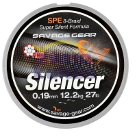 Плетенка SAVAGE GEAR HD8 Silencer Braid 1500 м 0,23 мм цв. зеленый