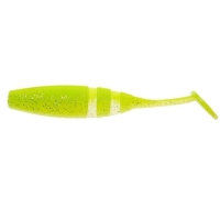 Виброхвост NARVAL Loopy Shad 12 см (4 шт.) код цв. #004 цв. Lime Chartreuse превью 1