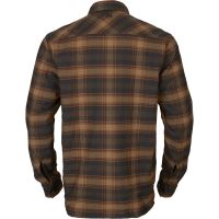Рубашка HARKILA Eirik Reversible Shirt Jacket цвет Dark warm olive / Burgundy превью 5