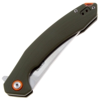 Нож складной CJRB Gobi AR-RPM9 рукоять стеклотекстолит G10 цв. Зеленый превью 2