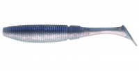 Виброхвост SAKURA Slit Shad 7,5 см код цв. 052 Blue Back (15 шт.) превью 1
