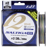 Плетенка DAIWA UVF Saltiga Sensor 12 Braid EX+Si многоцветный 200м #2