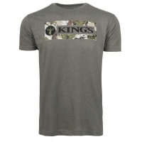 Футболка KING'S XK7 Logo Tee цвет Heather Military Green превью 1