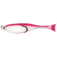 Поролоновая рыбка КОНТАКТ двойник 12 см (10 шт.) цв. бело-красный