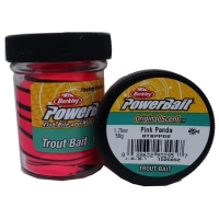 Паста форелевая BERKLEY PowerBait Natural Scent Glitter Trout Bait Swirls цв. Розовая панда превью 2