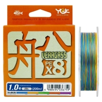 Плетенка YGK Veragass PEx8 200 м цв. Многоцветный # 1 превью 1