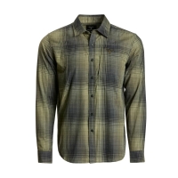 Рубашка KING'S Modern Button Flannel цвет Olive Plaid