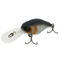 Воблер JACKALL D Chubby 38 Silent цв. uv mat silver & black превью 2