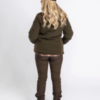 Толстовка PINEWOOD WS Harriette Padded Fleece Jacket цвет Green / Suede Brown превью 2