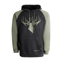 Толстовка KING'S Logo Triblend Fleece Hoodie цвет Charcoal / Olive