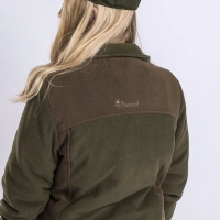 Толстовка PINEWOOD WS Harriette Padded Fleece Jacket цвет Green / Suede Brown превью 5