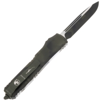 Нож автоматический MICROTECH Ultratech S/E Bohler M390, рукоять алюминий цв. Зеленый превью 5