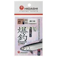 Оснастка готовая HIGASHI AB-144 1,4 м 0,104 мм цв. yellow кр. № 1 цв. white nickel