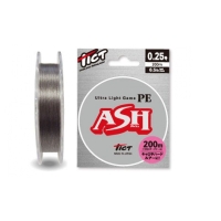 Плетенка TICT PE Ash 200 м #0,15 (4,5 lb)