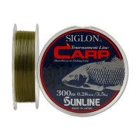 Леска SUNLINE Siglon Carp 300 м цв. Зеленый 0,280 мм