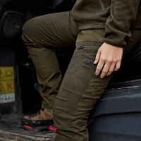 Брюки HARKILA Fjell Trousers Women цвет Dark Olive / Willow Green превью 6