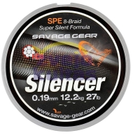 Плетенка SAVAGE GEAR HD8 Silencer Braid 1500 м 0,28 мм цв. зеленый превью 1