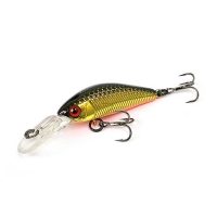 Воблер JACKALL Diving Chubby Minnow 35SP цв. hl gold & black превью 2