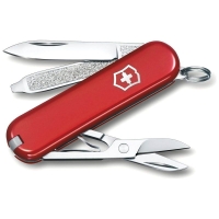 Нож VICTORINOX Classic 58мм 7 функций цв. красный (в подарочной уп.) превью 1