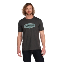 Футболка SIMMS Logo Frame T-Shirt цвет Charcoal Heather превью 2