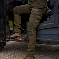 Брюки HARKILA Fjell Trousers Women цвет Dark Olive / Willow Green превью 4