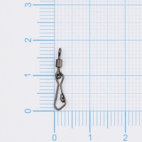 Вертлюг с карабином NORSTREAM Rolling swivel with hooked snap (10 шт.) № 12 превью 2