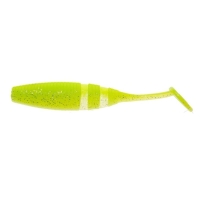 Виброхвост NARVAL Loopy Shad 9 см (5 шт.) код цв. #004 цв. Lime Chartreuse превью 1