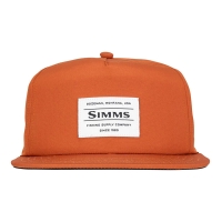 Кепка SIMMS Unstructured Flat Brim Cap цвет Simms Orange