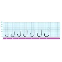 Крючок одинарный OWNER № 5 с поводком S-344 0,2 мм (9 шт.) превью 2