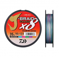 Плетенка DAIWA J-Braid Grand X8 135 м цв. разноцветный 0,20 мм