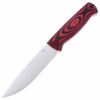 Нож OWL KNIFE Otus сталь N690 рукоять G10 черно-красная