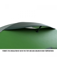 Палатка HUSKY Bret 2 цвет зеленый превью 2