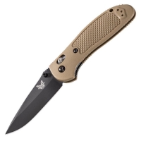 Нож складной BENCHMADE Griptilian черный S30V рукоять бежевый нейлон