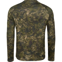 Футболка SEELAND Active Camo L/S T-Shirt цвет InVis green превью 3