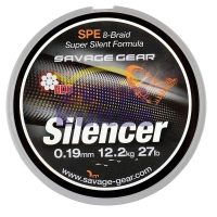 Плетенка SAVAGE GEAR HD8 Silencer Braid 1500 м 0,19 мм цв. зеленый