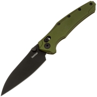 Нож складной полуавтоматический KERSHAW Bareknuckle DuraLock сталь CPM MagnaCut рукоять Алюминий 6061-T6 цв. Зеленый