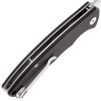 Нож складной полуавтоматический CJRB Taiga сталь AR-RPM9 рукоять Стеклотекстолит G10 цв. Черный превью 5