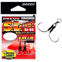 Крючок двойной DECOY DJ-84 SL Assist Twin № 6 (2 шт.)