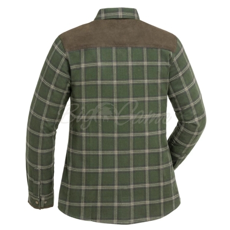 Рубашка PINEWOOD WS Prestwick Exclusive Shirt цвет Moss Green / Dark Brown фото 2