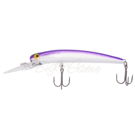 Воблер BAY RAT Long Drive 130F цв. purple chrome фото 2