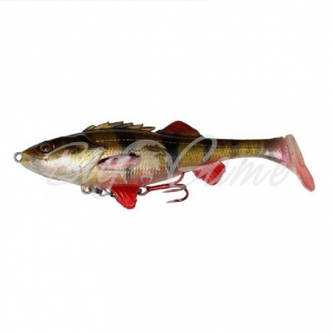 Приманка SAVAGE GEAR 4D Perch Shad SS Окунь 12,5 см цв. 01-Perch фото 1