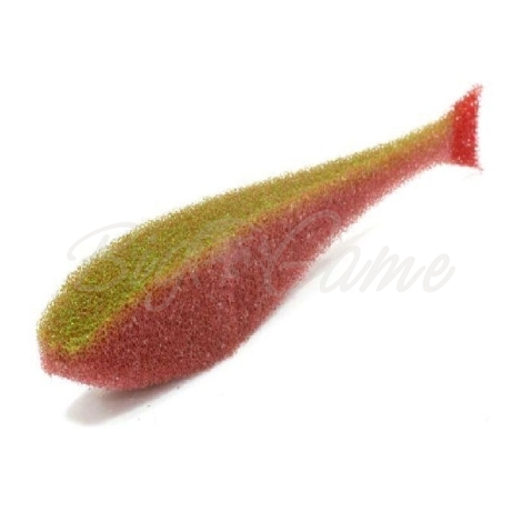 Поролоновая рыбка LEX Classic Fish NO 8 BLB (кирпичное тело / салатовая спина / красный хвост) фото 1