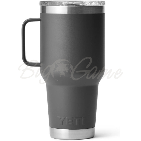 Термокружка YETI Rambler Travel Mug 887 цвет Charcoal фото 3