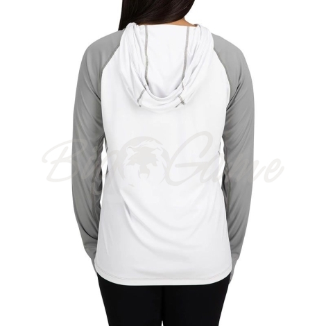 Термокофта SIMMS Women's Solarflex Hoody цвет White Cinder фото 2