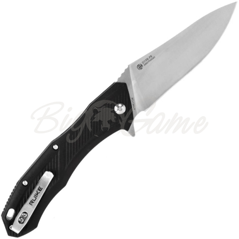 Нож складной RUIKE Knife D198-PB цв. Черный фото 2
