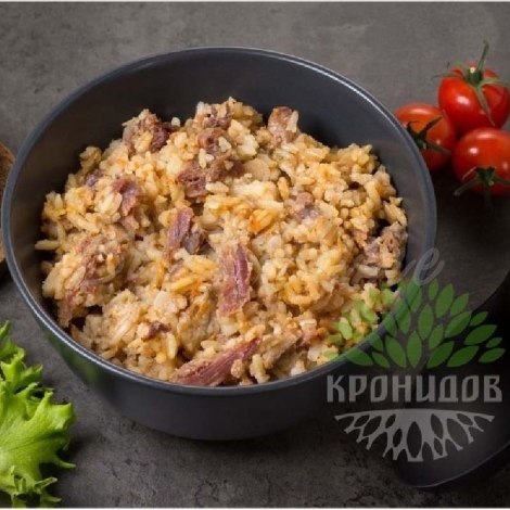 Готовая еда КРОНИДОВ Каша рисовая с говядиной 250 г фото 3