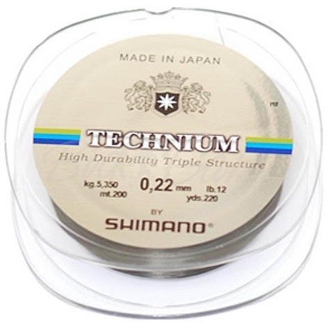 Леска SHIMANO Technium 200 м 0,14 мм фото 1