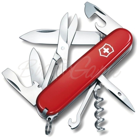 Нож VICTORINOX Climber 91мм 14 функций цв. красный фото 1